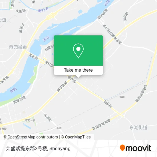 荣盛紫提东郡2号楼 map