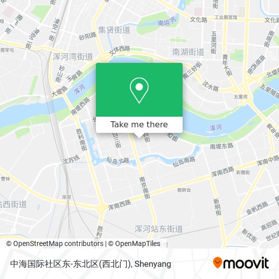 中海国际社区东-东北区(西北门) map
