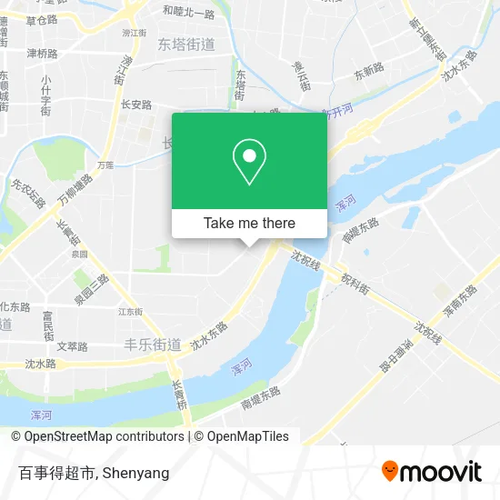百事得超市 map
