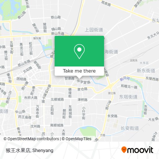 猴王水果店 map