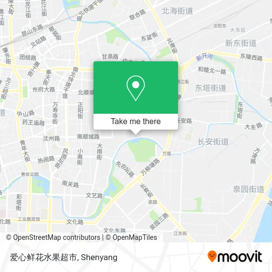爱心鲜花水果超市 map