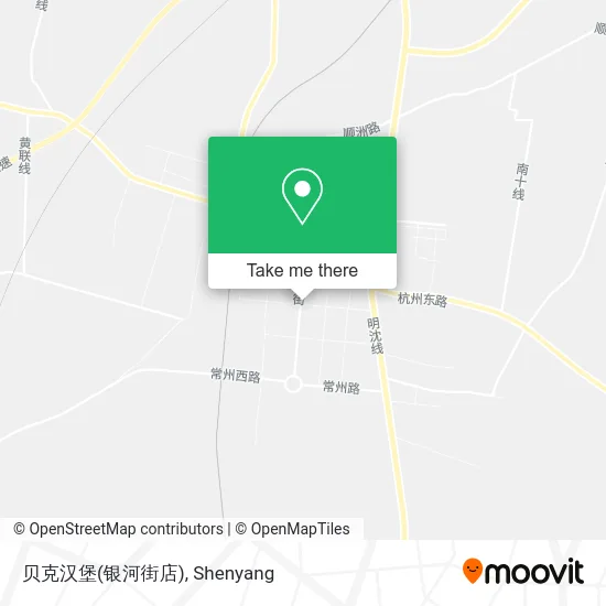 贝克汉堡(银河街店) map