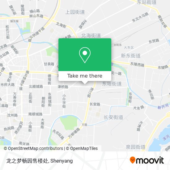 龙之梦畅园售楼处 map
