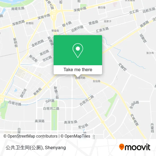 公共卫生间(公厕) map