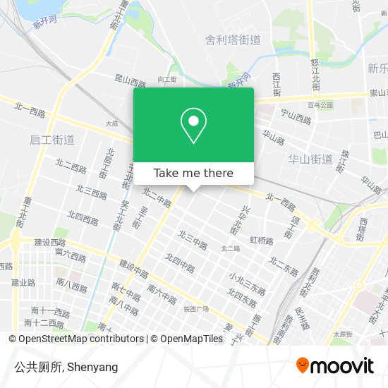 公共厕所 map