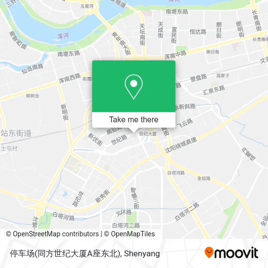 停车场(同方世纪大厦A座东北) map