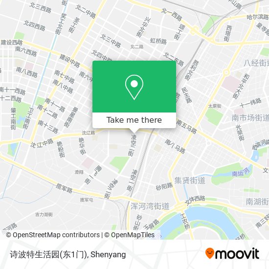 诗波特生活园(东1门) map