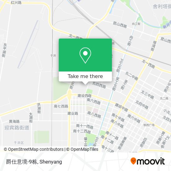 爵仕意境-9栋 map