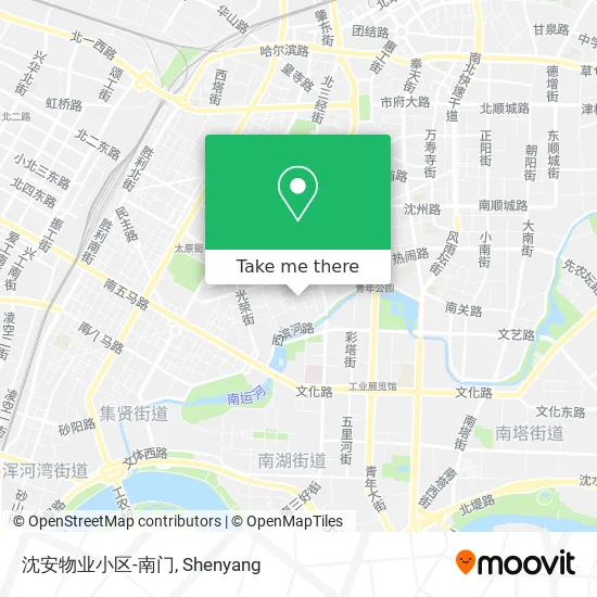 沈安物业小区-南门 map