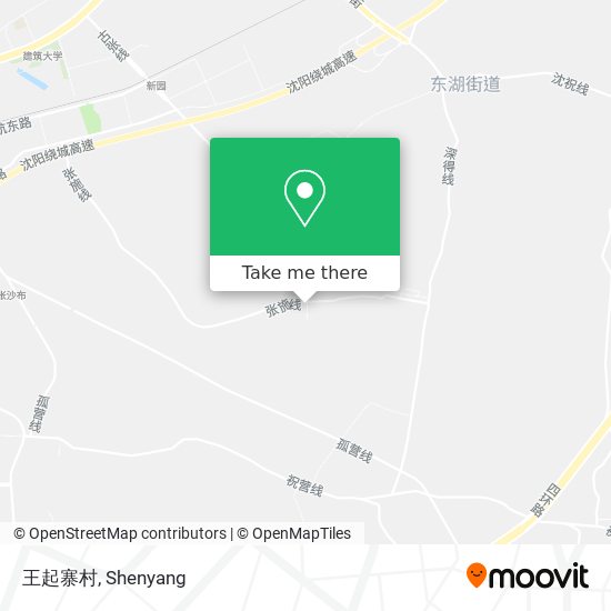 王起寨村 map