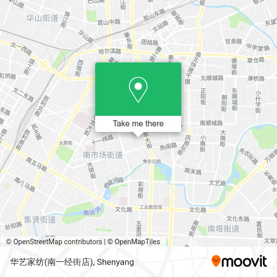 华艺家纺(南一经街店) map