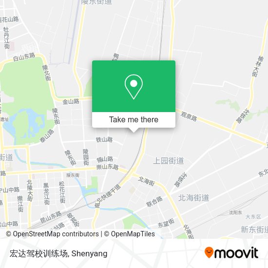 宏达驾校训练场 map