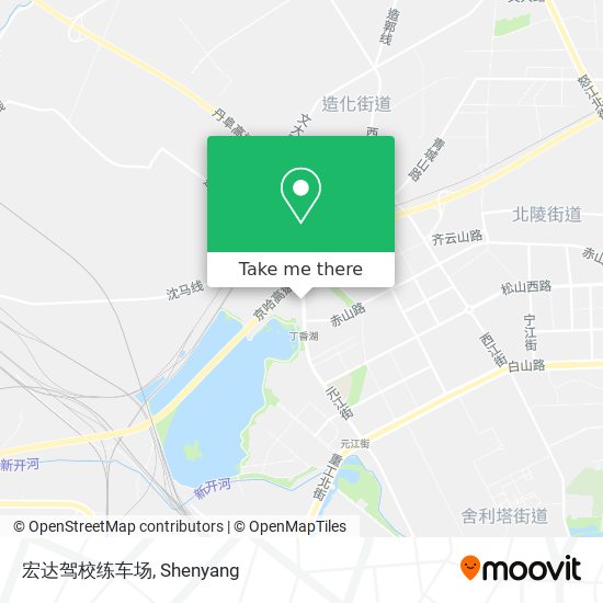 宏达驾校练车场 map