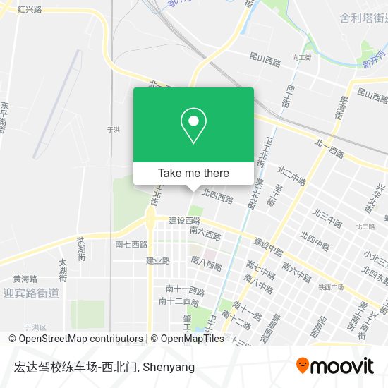 宏达驾校练车场-西北门 map