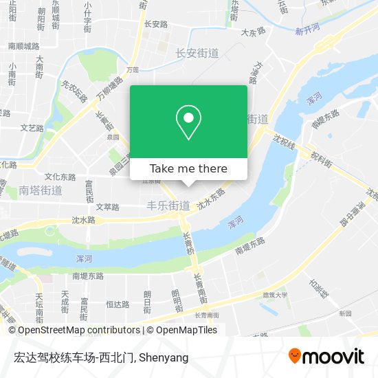 宏达驾校练车场-西北门 map