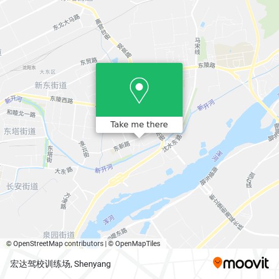 宏达驾校训练场 map