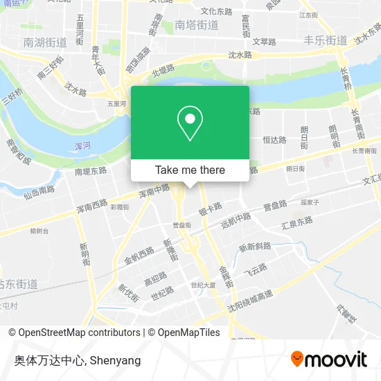 奥体万达中心 map