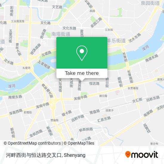 河畔西街与恒达路交叉口 map