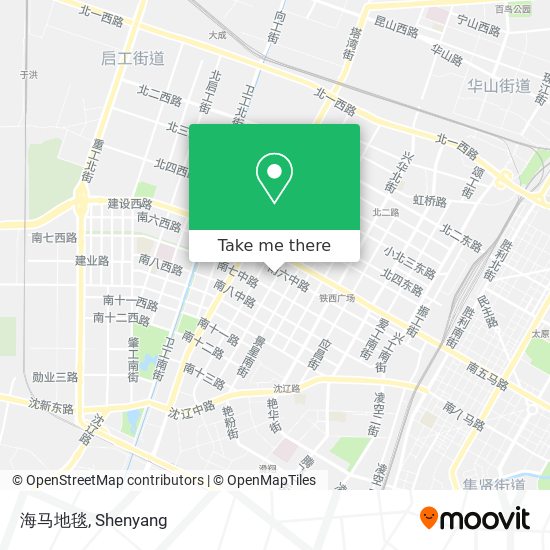 海马地毯 map