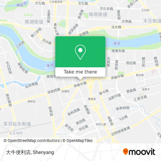 大牛便利店 map