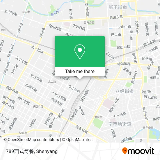 789西式简餐 map