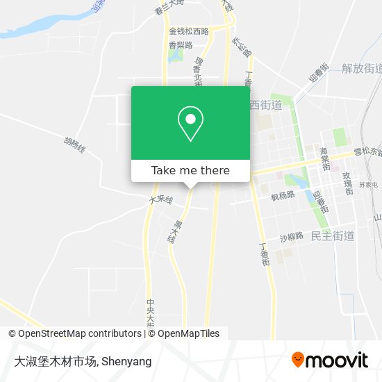 大淑堡木材市场 map