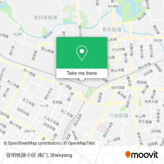 亚明铁路小区-南门 map