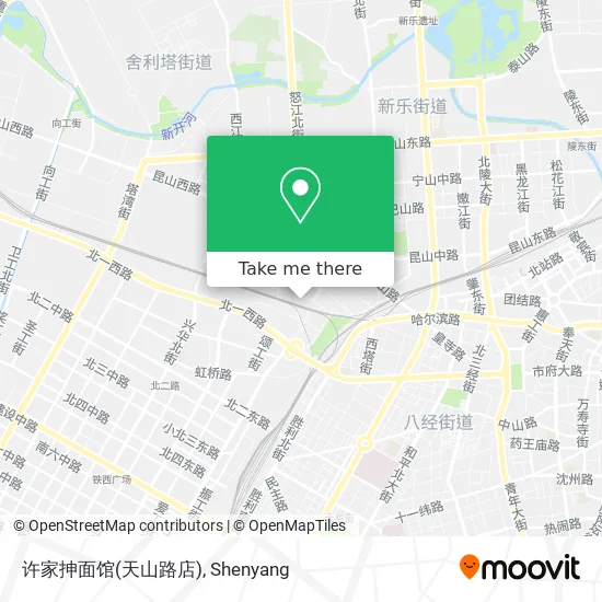许家抻面馆(天山路店) map