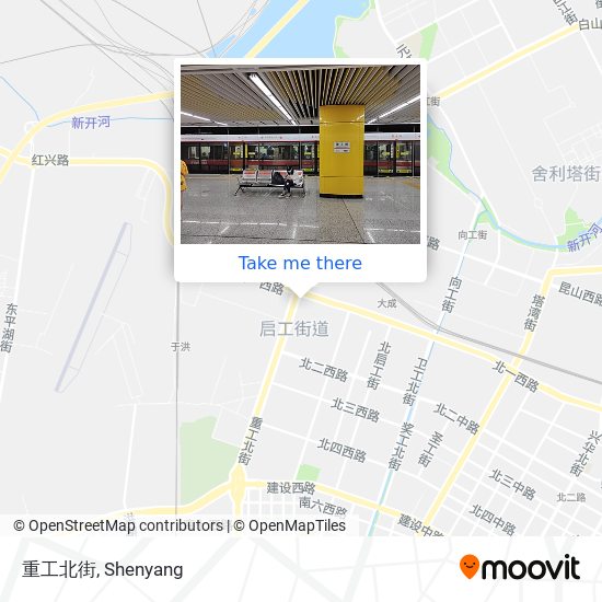 重工北街 map