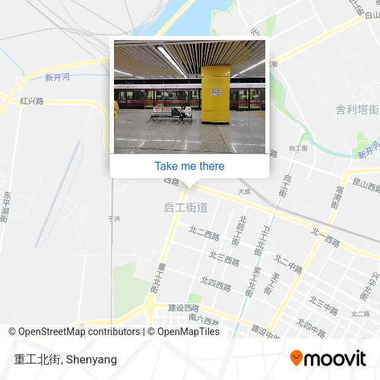 重工北街 map