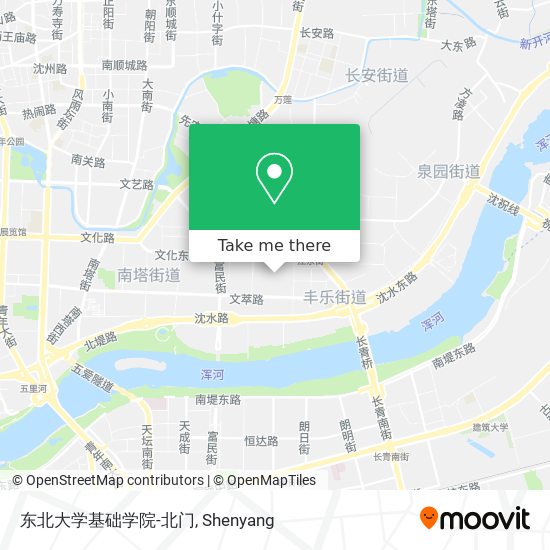 东北大学基础学院-北门 map