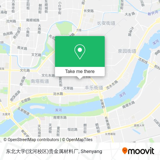 东北大学(沈河校区)贵金属材料厂 map