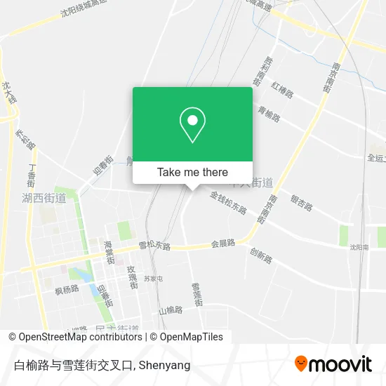 白榆路与雪莲街交叉口 map