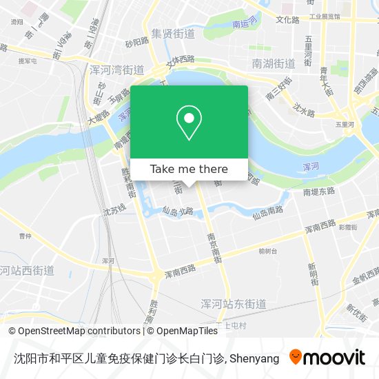 沈阳市和平区儿童免疫保健门诊长白门诊 map