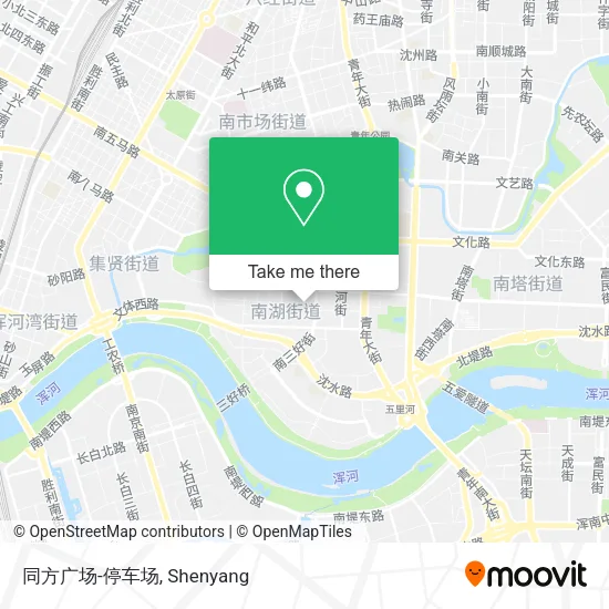 同方广场-停车场 map