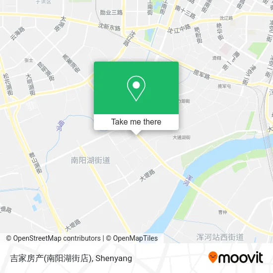 吉家房产(南阳湖街店) map