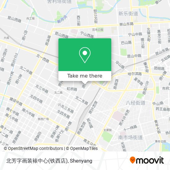 北芳字画装裱中心(铁西店) map