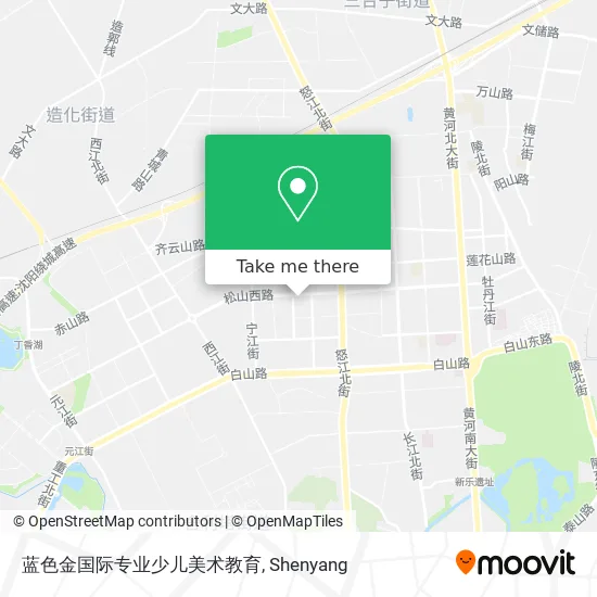 蓝色金国际专业少儿美术教育 map