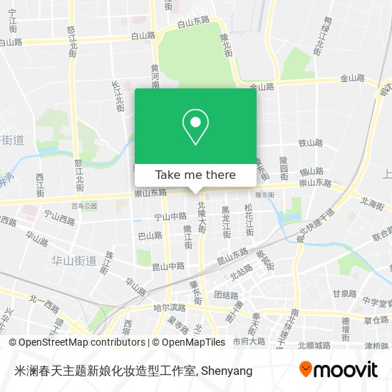 米澜春天主题新娘化妆造型工作室 map