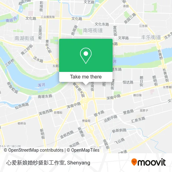 心爱新娘婚纱摄影工作室 map