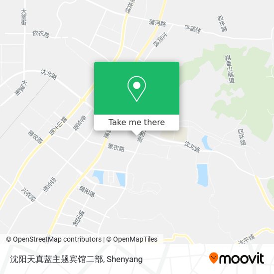 沈阳天真蓝主题宾馆二部 map