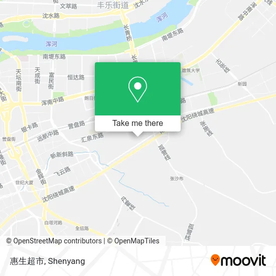 惠生超市 map