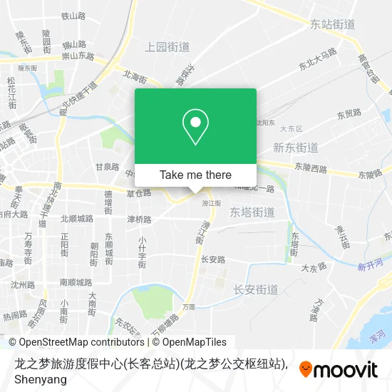 龙之梦旅游度假中心(长客总站)(龙之梦公交枢纽站) map