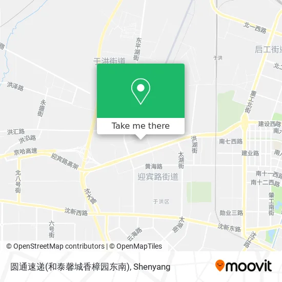 圆通速递(和泰馨城香樟园东南) map