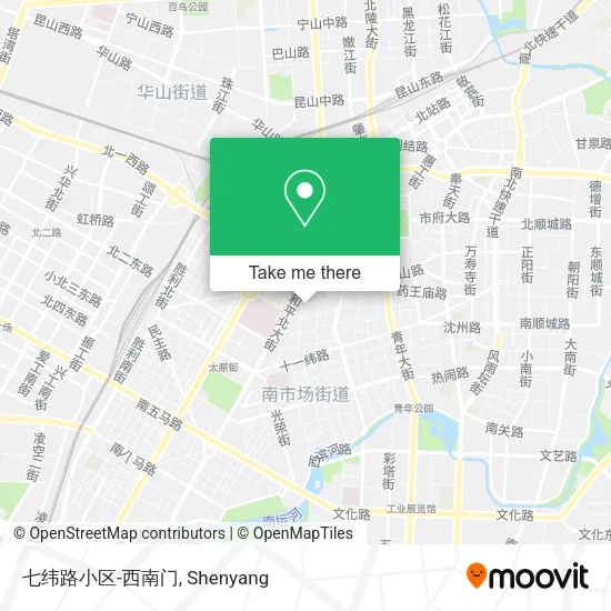 七纬路小区-西南门 map