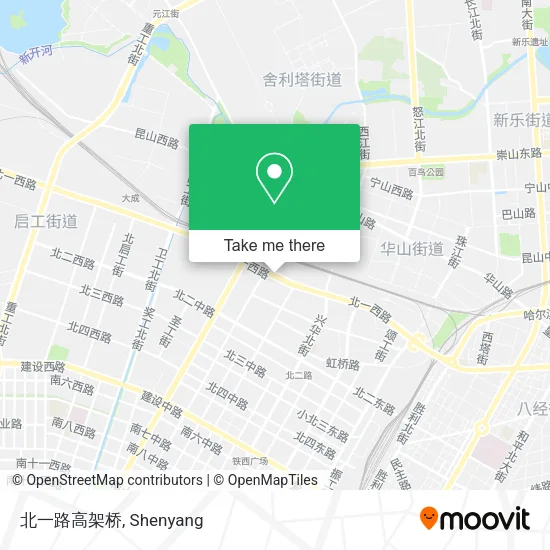 北一路高架桥 map