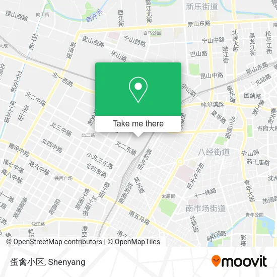 蛋禽小区 map