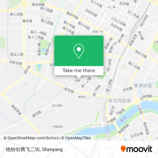 艳粉街腾飞二街 map