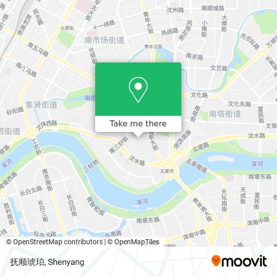 抚顺琥珀 map