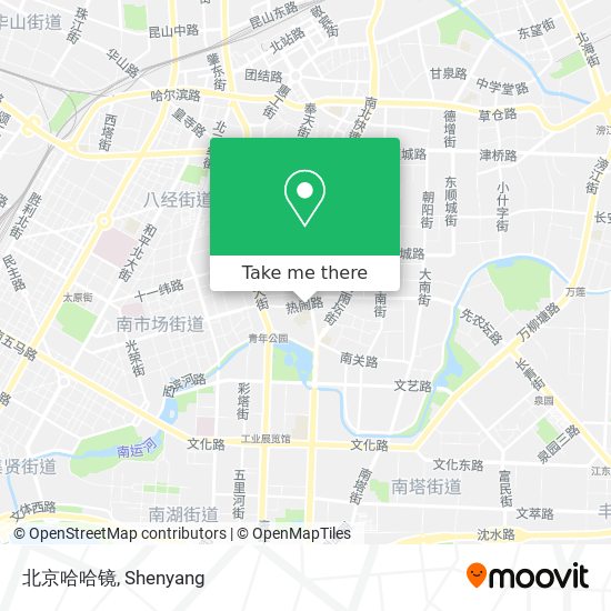 北京哈哈镜 map